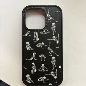 Casetify iPhone 14 Pro Black Skeleton Phone Case